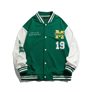 Autumn Man Fashion Embroidery Hip Hop Loose All-Match Street Wear Baseball Jacket