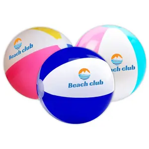 Eco Friendly 16in 20in 24in 9ft Large Giant PVC Beach Balls With Logo Printing Custom Colorful PVC Inflatable Beach Ball