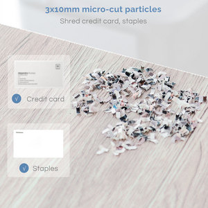 25L thương mại Tự động thức ăn giấy Shredder máy 150 tờ 3*10 mét Mức độ bảo mật P5 nhà văn phòng với bánh xe xách tay shredded - Product Image 5