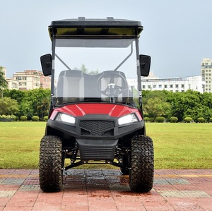 Voitures de golf électriques à châssis en aluminium 4 places, petits véhicules électriques tout-terrain - Product Image 6
