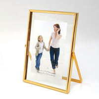 Cadre photo carré moderne en acrylique pour fleurs pressées, présentoir d'art et d'artisanat DIY, support de bureau en verre transparent