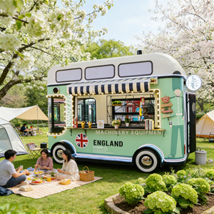 Customized Color Food Service Cart Fast Food <b>Trailer</b> Mobile Food Truck Creative Design Factory-Direct Sales - Product Image 1