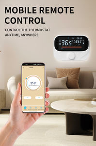 Termostat cerdas nirkabel RF, termostat ruangan cerdas digunakan untuk pemanasan air Gas RF tanpa kabel 3A - Product Image 3