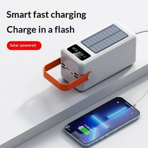 Banco <span class=keywords><strong>de</strong></span> Energía para Camping <span class=keywords><strong>de</strong></span> 50000 mAh con Carga Rápida, Banco <span class=keywords><strong>de</strong></span> Energía <span class=keywords><strong>de</strong></span> 120000 mAh con Lámpara y Cuatro Cables con Pantalla LCD - Product Image 4