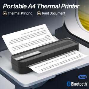 210mm mobiler Hochgeschwindigkeits-Druck logistik Mobile Office A4-Thermoetikettendrucker mit Rollen papier - Product Image 2