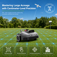 Robot tondeuse électrique sans fil avec fonction de tonte de bordures par GPS, moteur 2 temps, qualité industrielle, entièrement automatique, intelligent, DIY