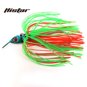 Histar OEM เหยื่อสปินเนอร์แบบมีเคราสำหรับผู้ชาย, เหยื่อตกปลาน้ำจืดตะขอหัวโลหะสำหรับตกปลา - Product Image 1