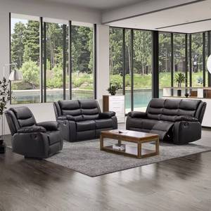 Sofá Chaise Longue Extensible Moderno con Tapicería de Poliuretano Relleno de Esponja para Muebles de Sala de Estar - Product Image 2