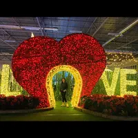 Weihnachts hochzeit Valentinstag Beleuchtung Dekoration im Freien LED Liebesbrief Licht Herzform Bogen 3D Motiv Licht