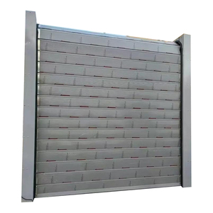 Garanzia di lunga durata metodo di apertura manuale solida porta di sicurezza in acciaio commerciale piccole porte a tapparella manuale per negozio - Product Image 1