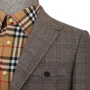 Traje de <span class=keywords><strong>hombre</strong></span> a medida, traje de 2 piezas, chaqueta de cuadros de lana, Pantalones - Product Image 3
