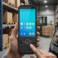 Escáner de Código de Barras Android 13 con Teclado Físico, Cámara de 20MP, Terminal Portátil IP66, PDA de Fábrica