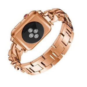 สายนาฬิกา Apple Watch แบบโลหะ ขนาด 22 มม. สีเงิน ประดับเพชร สำหรับซีรีส์ 6 7 8 9 SE - Product Image 4