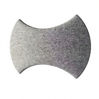 Panneau acoustique décoratif en feutre polyester absorbant le son, écologique, en PET, à fixation au plafond