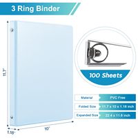 Organiseur de documents à spirale personnalisé en format A4 A5 avec feuilles mobiles, dorure à chaud, 1, 1,5 et 2 pouces, classeur à anneaux avec intercalaires à languettes