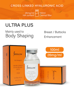 Seeglow 100ml Gel d'<span class=keywords><strong>acide</strong></span> <span class=keywords><strong>hyaluronique</strong></span> réticulé pour l'augmentation des fesses et des seins avec effets raffermissants (26mg/ml HA) - Product Image 6