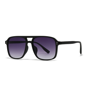 Gafas de Sol Modernas Retro Cuadradas de Doble Puente, Estilo 2026, Protección UV400, Montura Completa, para Hombre y Mujer - Product Image 3