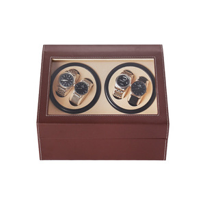 Eonluxe <span class=keywords><strong>Remontoir</strong></span> de montres 10 emplacements double tête avec moteur en PU, remontage <span class=keywords><strong>automatique</strong></span>, boîte de rangement et de présentation <span class=keywords><strong>pour</strong></span> montres mécaniques 2026 Nouveau - Product Image 4