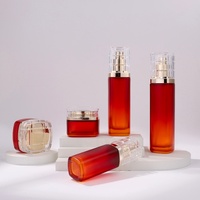 Flacons pompe cosmétiques pour soins de la peau, fournis par l'usine, 120ml, 100ml, 40ml, 50g, 30g, ensemble pour lotion, diffuseur, soins de la peau avec bouchon à vis