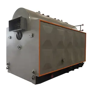 China DZH Horizontal type biomass wood processing waste fuel Series Hot Water Boiler, Stove for Home Hotel Heating