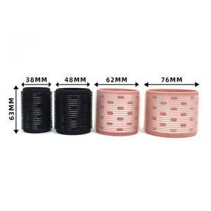 6 PCS DIY lạnh nhiệt độ tóc con lăn với tóc Clips Salon tự Kẹp nhôm nhựa dụng cụ uốn cho heatless tạo kiểu tóc - Product Image 6