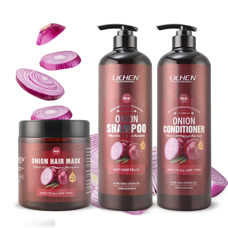 private label hair growth products onion shampoo for hair growth