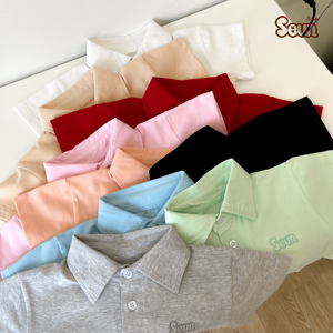 Camiseta Polo Infantil al por Mayor para Niño y Niña, Algodón Resistente y Cómodo para Actividades al Aire Libre - Product Image 4