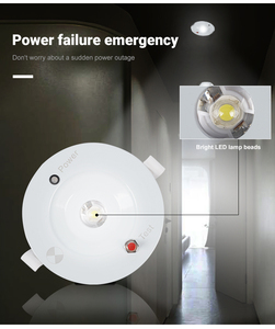 Lámparas de Emergencia LED Recargables con Baterías de Níquel-Cadmio TUOMING, Lámpara de Techo de Emergencia - Product Image 6