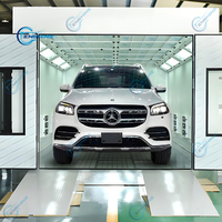 Cabine de peinture automobile électrique à air filtré, sans poussière, haute efficacité, économie d'énergie, pour concessionnaire automobile 4S, réparation automobile