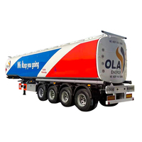 Remorque de camion de véhicule-citerne de réservoir de transport d'eau de lait semi à vendre