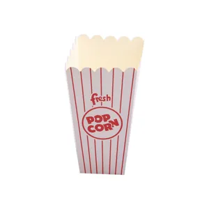 Nieuwe Aankomst Concurrerende Prijs Groothandel Papier Popcorn Doos Voor Take Away