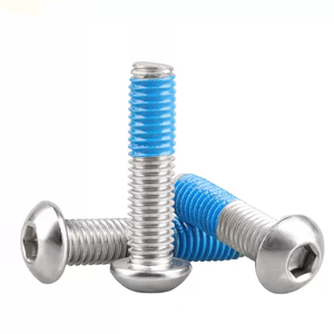 Vis à tête cylindrique hexagonale Torx en nylon, vis à tête cylindrique en nylon, vis auto-serrantes de qualité <span class=keywords><strong>Loctite</strong></span>, vis Nylok bleues - Product Image 4