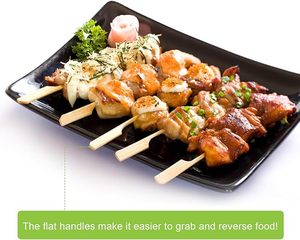 Brochetas de Bambú para Barbacoa, Palillos de Bambú para Cócteles, Brochetas para Barbacoa, Cócteles, Buffets y Fiestas - Product Image 1