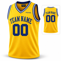 Maillot de basket personnalisé multicolore col en V, tenue d'équipe par sublimation, séchage rapide, vente en gros, uniformes d'équipe jeunesse personnalisés USA