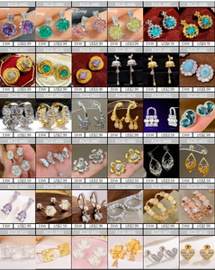 ต่างหู jhumka Aros DE PLATA ต่างหูสตั๊ด925 aretes acero inoxidable VINTAGE Earrings pendienles de perlas - Product Image 4