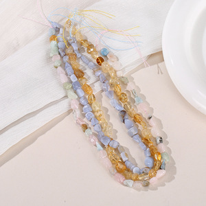 Pierres de cristal irrégulières, perles en vrac pour la création de bijoux, matériaux de perlage, printemps 2024, origine Yiwu - Product Image 1