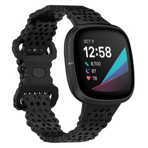 新しいオリジナルのシリコーン時計バンド<span class=keywords><strong>Fitbit</strong></span> <span class=keywords><strong>Versa</strong></span> <span class=keywords><strong>3</strong></span>スポーツ通気性ブレスレットバンド用<span class=keywords><strong>fitbit</strong></span> Sense / <span class=keywords><strong>Versa</strong></span> <span class=keywords><strong>3</strong></span>リストストラップ用 - Product Image 1