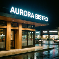 Lettres lumineuses LED pour enseignes de magasin, panneaux publicitaires extérieurs super lumineux, personnalisation