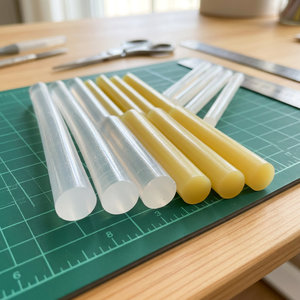 Bâtons de colle thermofusible APLUS ATE-705 à base d'EVA, diamètre 11,2 mm, pour applications sur papier, bois, métal, carton, personnalisables OEM - Product Image 3