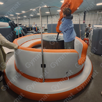 Bateau Donut Gonflable Électrique Anti-UV à Prix Abordable avec Pare-Soleil pour Loisirs Nautiques de Luxe et Salon Flottant