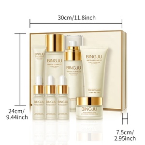 Ensemble de soins anti-rides BINGJU, <span class=keywords><strong>deux</strong></span> crèmes hydratantes à base de levure séparées, OEM/ODM, soins du visage <span class=keywords><strong>pour</strong></span> adultes - Product Image 6