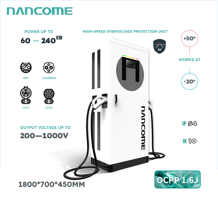 60kW EV Charger with DC Fast Charging for Car Charging Stations, Ideal ...