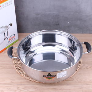 Marmite en acier inoxydable Sheder 32 cm avec couvercle, usage professionnel - Product Image 2