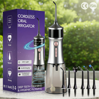 Hydropulseur Portable de Poche 3 Modes de Pression Irrigateur Buccal Sans Fil pour Camping et Utilisation Extérieure Approuvé CE FDA