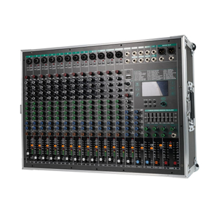คอนโซลมิกซ์เสียง14ช่องสัญญาณระดับมืออาชีพอุปกรณ์ KTV ประสิทธิภาพสูงตัวประมวลผลเอฟเฟกต์99DSP เครื่องผสมพลังงาน - Product Image 3