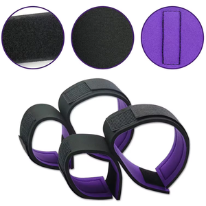 Commercio all'ingrosso della fabbrica del negozio all'ingrosso SM Bondage Bondage manette per i piedi BDSM Fetish flirt punitivo giocattoli - Product Image 5