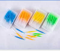 Soins des gencives brosse interdentaire cure-dents fil métallique brosse à dents orthodontique et choisir bâton dentaire cure-dents en gros.
