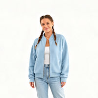 Veste légère en microfibre de haute qualité personnalisée, veste pour femmes, veste de sport pour femmes avec fermeture éclair
