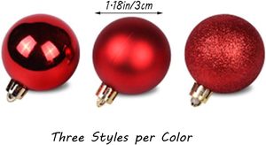 High Quality Colored Shatterproof Customized Color Machine-Made Tree Hang Balls <b>Christmas</b> Ornaments Wholesale Plastic - Product Image 2
