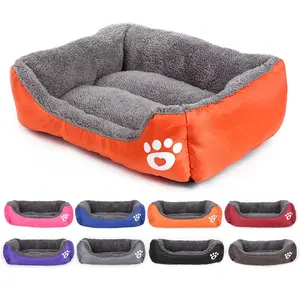 Büyük orta köpekler kediler su geçirmez Anti kayma alt Pet yatak yumuşak kanepe köpek yatağı